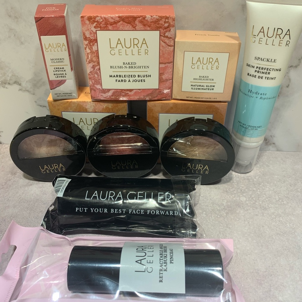 LAURA GELLER BUNDLE- 8 items all brand new.